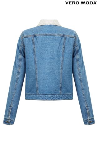 Vero Moda Shearling Denim Jacket